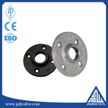 Flange de ferro maleável de alta qualidade do fornecedor da China e padrão 1/2 &quot;flange de piso de alta qualidade